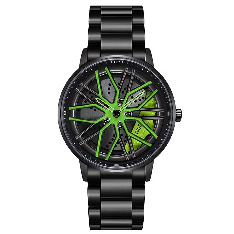 DYLS Rotating Car Wheel Watch